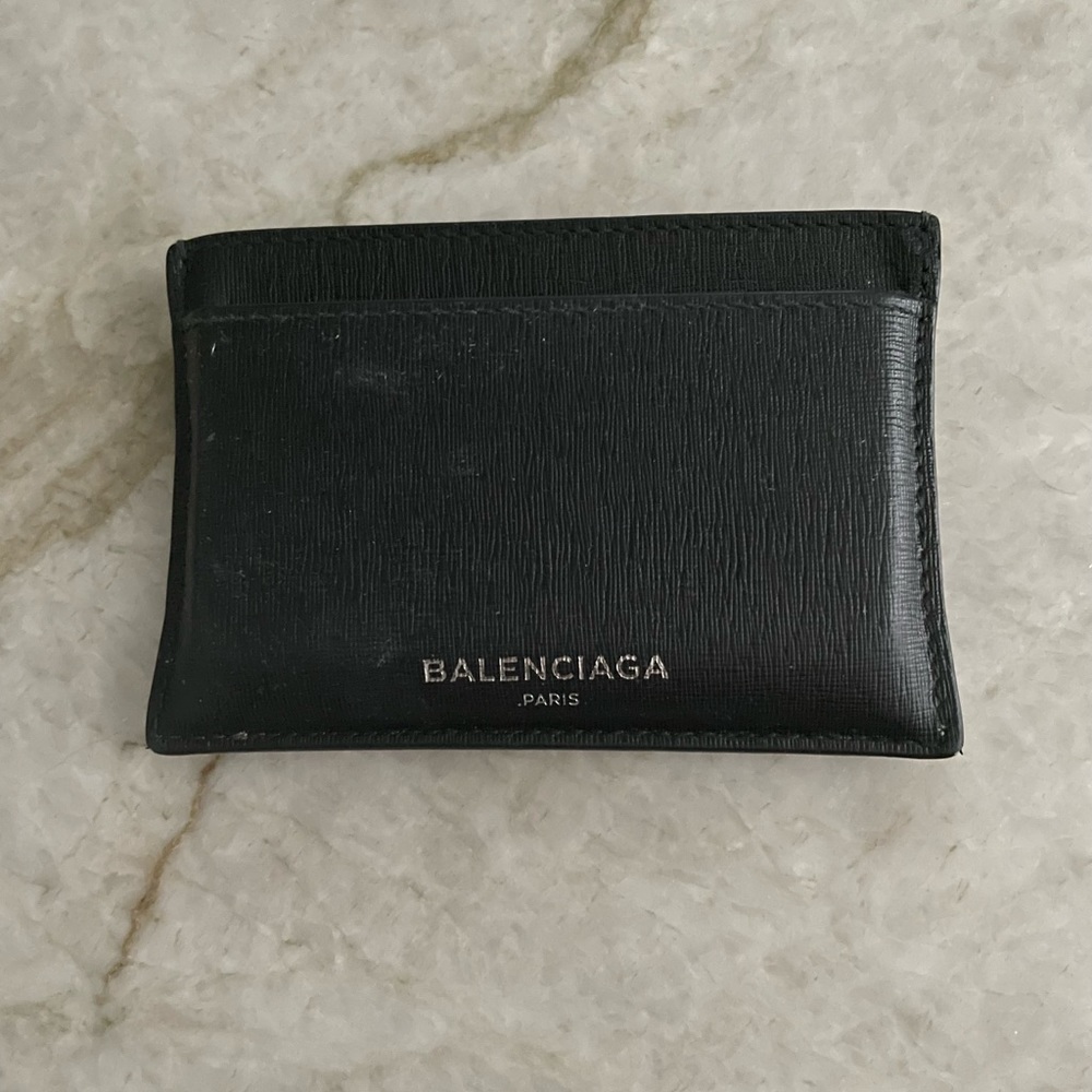 Balenciaga Leather Card Case
